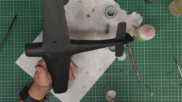 1/32 Hasegawa FW190 D-9 'Dora' Part 10: Black Basing