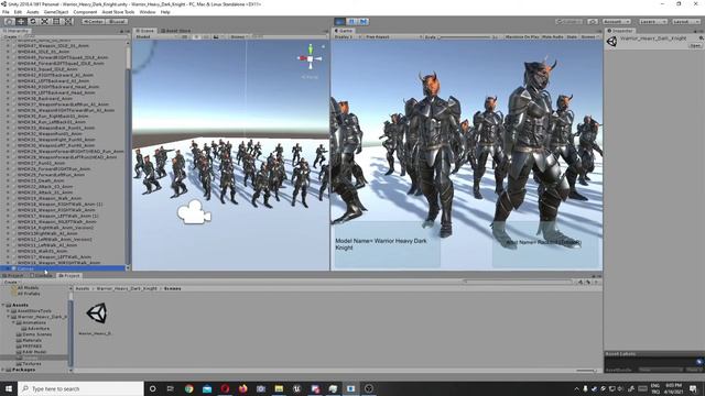 Warrior Heavy Dark Knight UNITY unitypackage video смотреть онлайн
