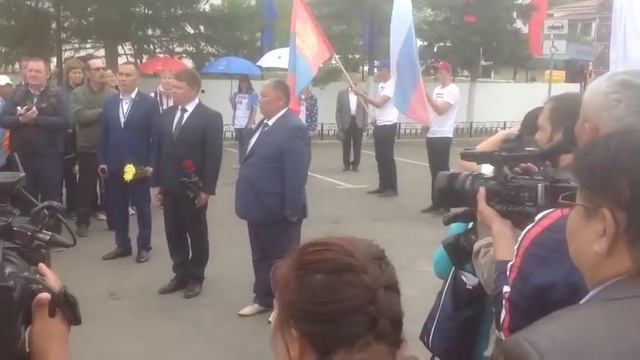 Открытие памятника Савве Рагузинскому в Кяхте смотреть онлайн