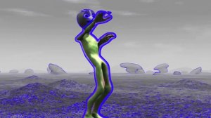Cosita-зеленый человечек, ТАНЦУЕТ ИНОПЛАНЕТЯНИН