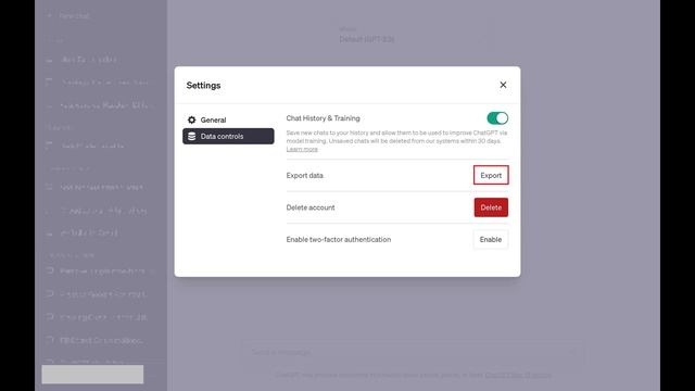 How to Export ChatGPT Data смотреть онлайн