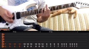 как играть RAMMSTEIN - DU HAST (урок на гитаре)