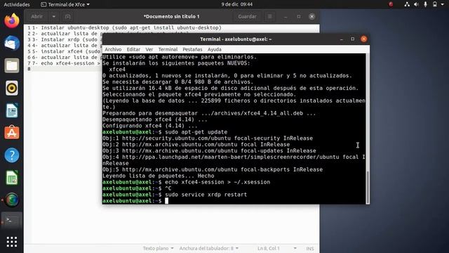Escritorio remoto Windows-Ubuntu смотреть онлайн