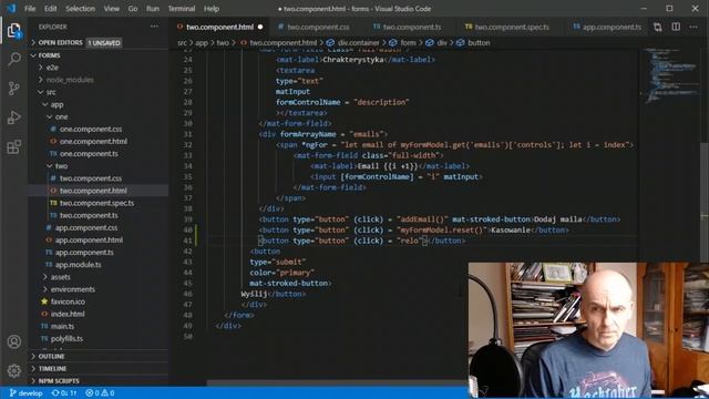 Kurs Angular - metody reset() i patchValue() #11 смотреть онлайн