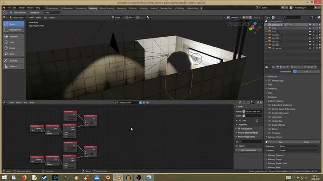 First Person Steuerung! / First Person Blender Armory 3D Game. [GER] смотреть онлайн
