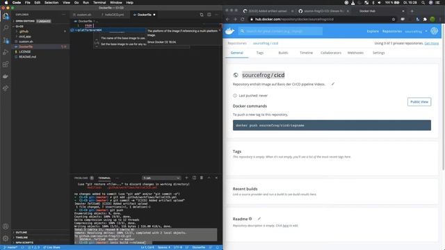 GitHub Actions 004: Deployment als Docker Image смотреть онлайн