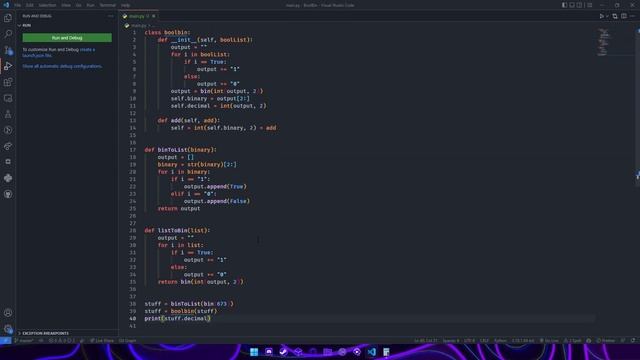 Using boolean's like binary in python! | Programming timelapse смотреть онлайн