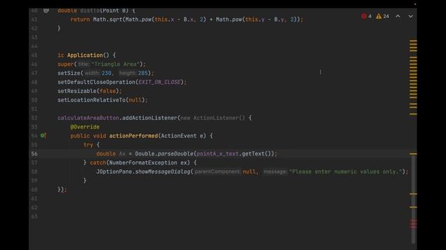 Find Area of a Triangle by Entering Three (x, y) coordinates: Coding Tutorials by Umar Khan смотреть онлайн