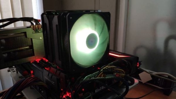 Cooler Master MasterAir MA612 Stealth ARGB test