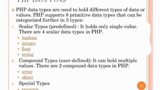 Web based Applications development with PHP | Expression and control statements @Madhuri_kamble смотреть онлайн