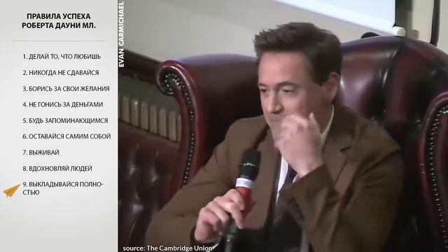 Вдохновляй Людей - Роберт Дауни младший - Правила успеха смотреть онлайн