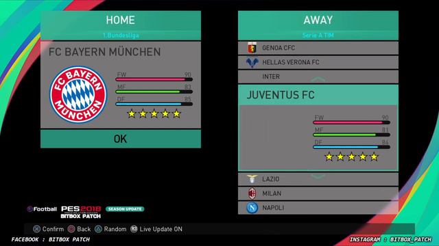PES 2018 PS4 BITBOX SEASON UPDATE смотреть онлайн