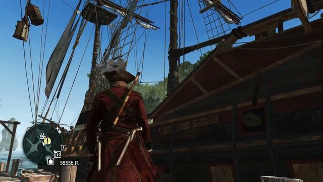 Assassins's Creed IV Black Flag - Ship falling from sky glitch смотреть онлайн