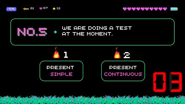 Game: Present simple and Present continuous смотреть онлайн