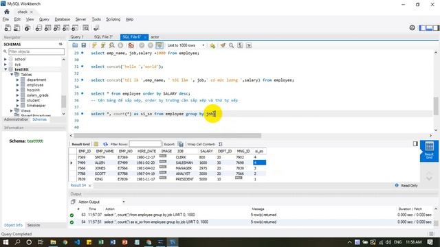 mySQL Bài 8: xắp xếp dữ liệu với order by, group by, limit смотреть онлайн