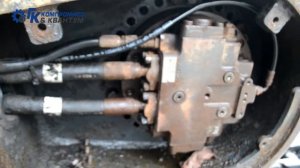 Замена гусеницы на экскаваторе