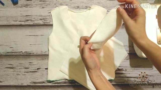 Как сшить кофточку с оригинальной спинкой