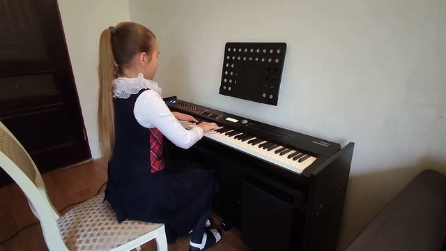 Исп. Быкова Аня, 10лет, И.Граун, Куранта смотреть онлайн