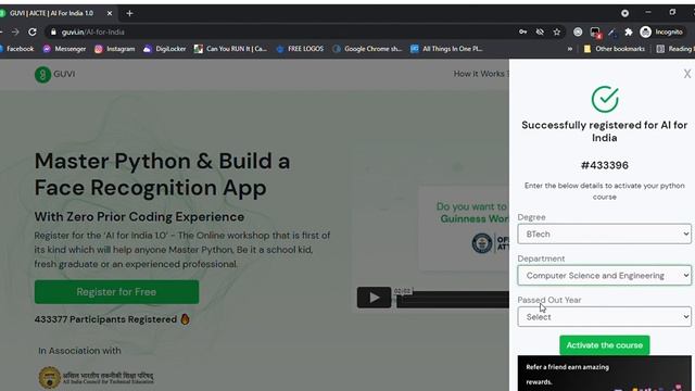 How to access the GUVI python course, for upcoming free online workshop #AiForIndia CHECK THIS!!! смотреть онлайн