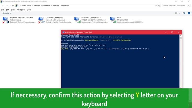 Enable or Disable Network Adapter via PowerShell смотреть онлайн