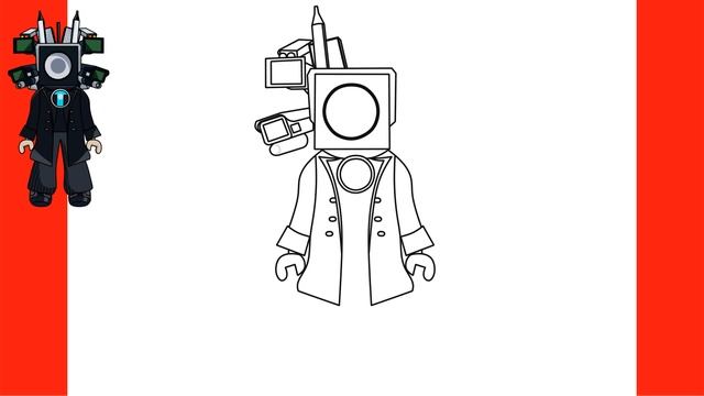 How to Draw Camera Man Roblox Skibidi Toilet смотреть онлайн