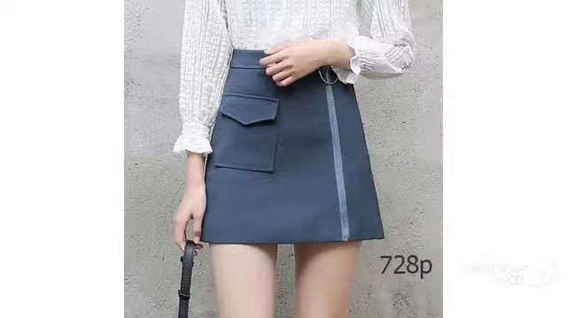 Женская одежда с Aliexpress - симпатичная мини юбка. смотреть онлайн