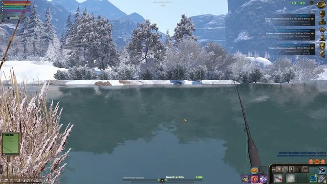 Квест на отлов мальмы. Плато Великанов. #77. Прохождение Atom Fishing II смотреть онлайн