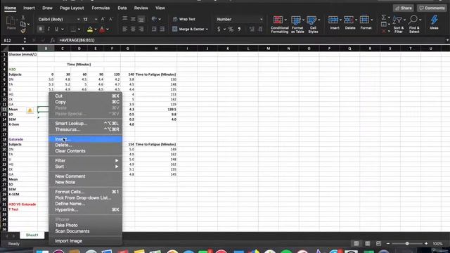 How to use Excel to calculate Mean, SD, SEM, T-Test P Value (Mac OS) смотреть онлайн