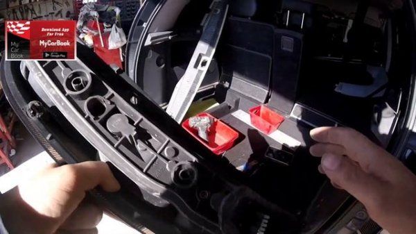 OPEL MERIVA A How to replace rear tai light