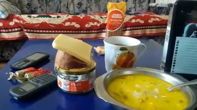 Мой скромный деревенский обед.