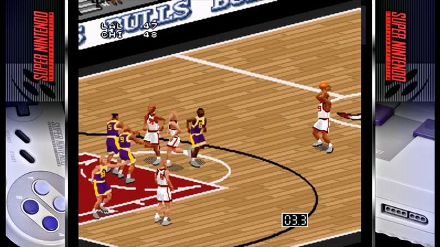 NBA Live 98 (Super Nintendo) - Los Angeles Lakers vs Chicago Bulls смотреть онлайн