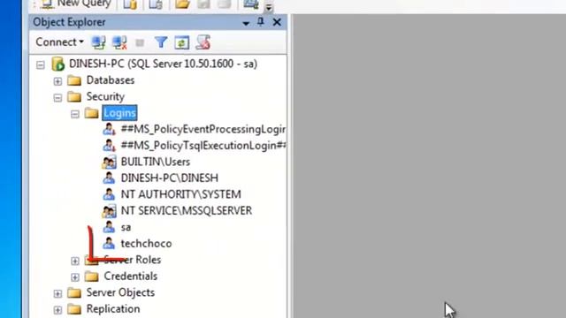 Create user in SQL Server 2008 R2 MP4 360p смотреть онлайн