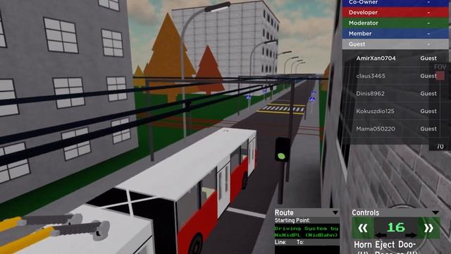 Tram and Bus Simulator Roblox (AmirXan0704) трамвай троллейбус автобус симулятор в роблокс смотреть онлайн