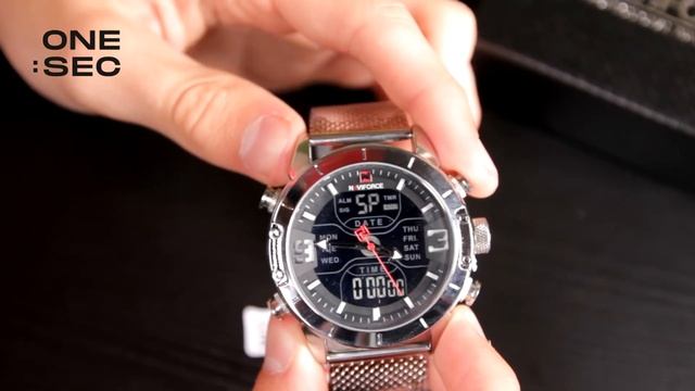 Обзор и настройка часов NAVIFORCE 9153 смотреть онлайн