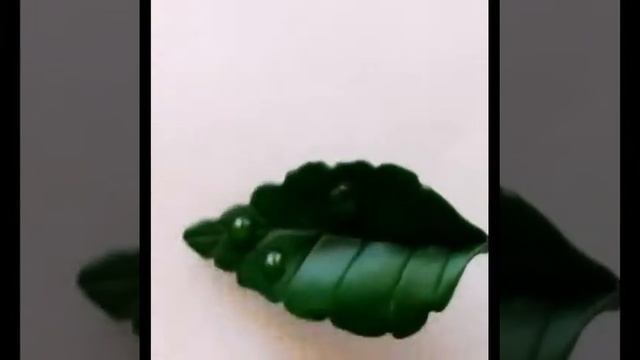 Имитация капель росы на изделии из полимерной глины ( съемка процесса)