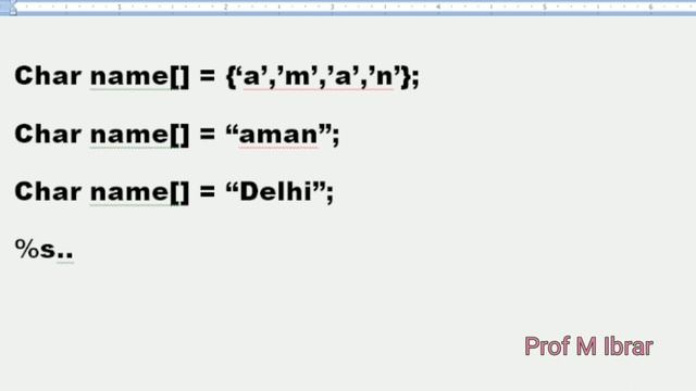 character array in C #bca #mca #strings #cprogramminginhindi #ctutorialinhindi смотреть онлайн