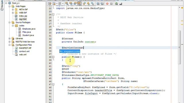 Java Restful service: Upload file смотреть онлайн