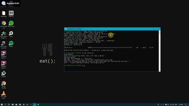 Kali Linux in WSL, install Xfce4 with XRDP server (UPDATED 2021) смотреть онлайн
