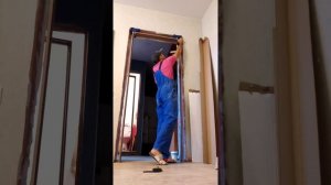 Установка дверей по лазеру