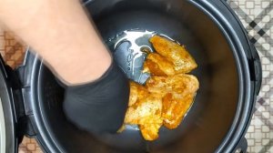 Жареные куриные крылышки в мультиварке