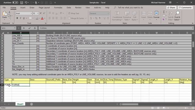 AERMOD View Import Sources from Excel смотреть онлайн