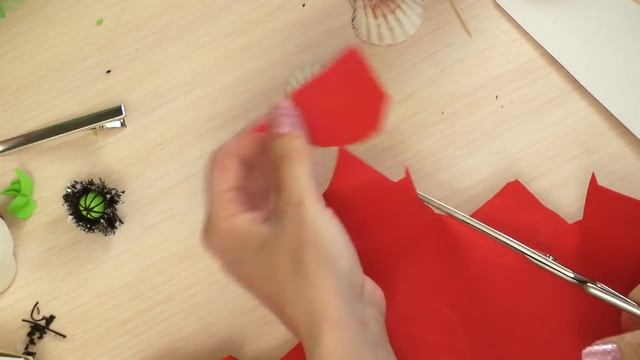 Брошь "Мак" из фоамирана. Мастер-класс. смотреть онлайн