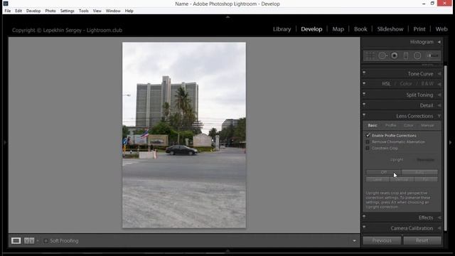 Lens correction Lightroom смотреть онлайн