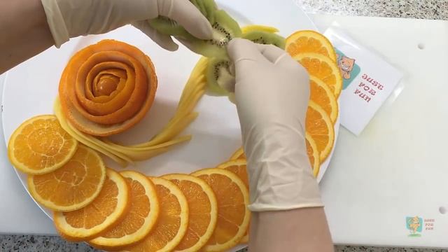 ? HOW TO MAKE ? Delicious sliced FRUIT - By JUST FOR FUN смотреть онлайн