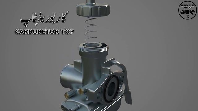 Honda CD70 Carburetor Working With 3D Views | Pz20 Carburetor Details | Mileage Adjustment