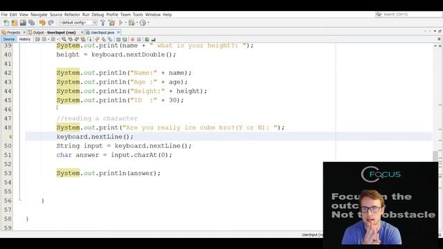 How to read in input from user in JAVA 2019 - Beginner смотреть онлайн
