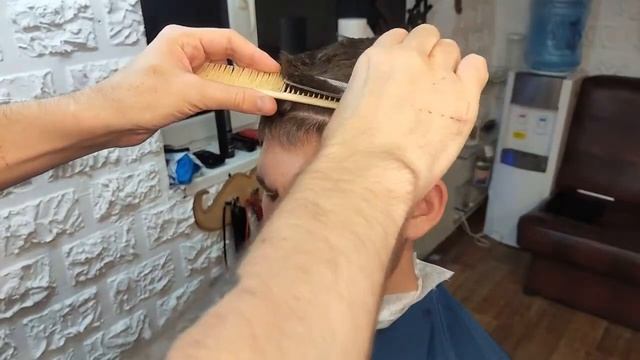 Филировка волос // Хороший способ филировать волосы // Как филировать волосы // Мужская филировка / смотреть онлайн