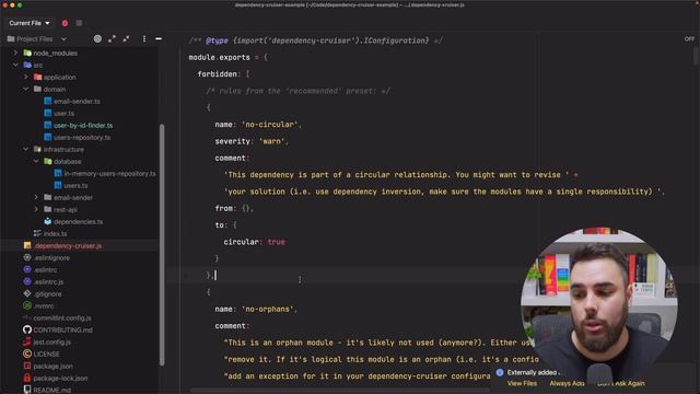 Cómo definir reglas de Arquitectura Hexagonal y DDD en el código смотреть онлайн