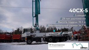 Автобетононасосы Everdigm-MAN 40м и 56м готовы к бою на строительных площадках