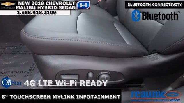 ReaumeChev NEW 2018 Chevrolet Malibu Hybrid 1HY Sedan 18-0052 смотреть онлайн